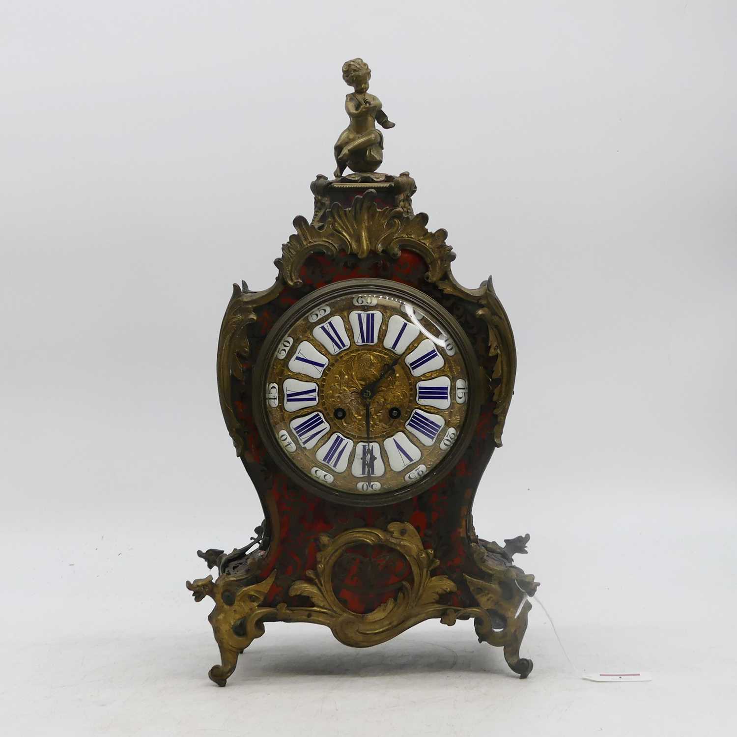 Lot 1 - A 19th century French red tortoiseshell and...