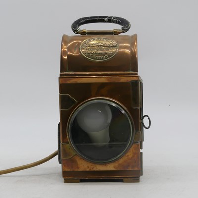 Lot 31 - An early 20th centurty Shand Mason & Co copper...
