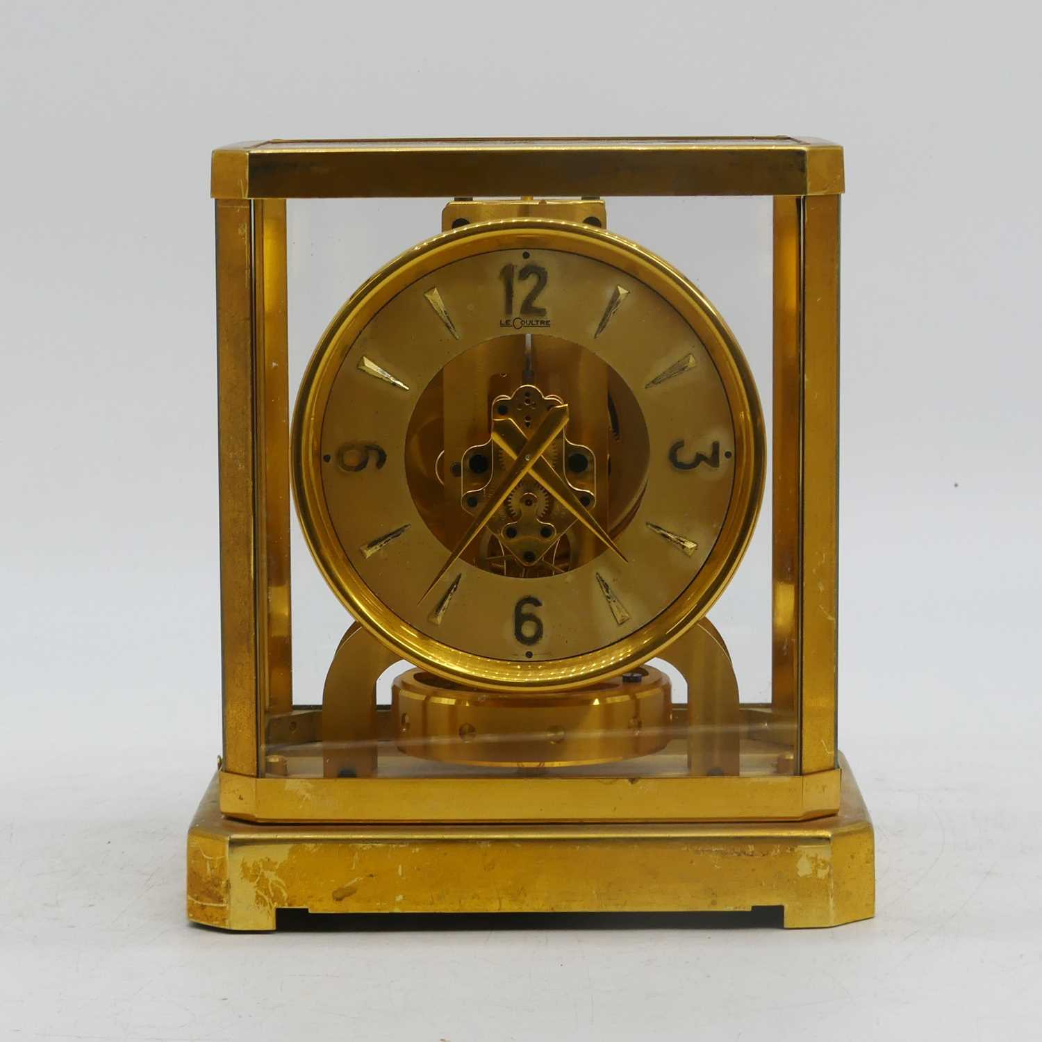 Lot 50 - A Jaeger le Coultre Atmos clock, housed in a...