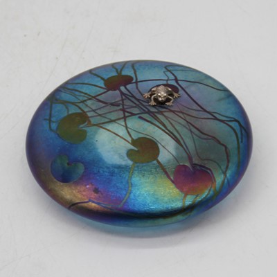Lot 241 - A John Ditchfield Glasform iridescent glass...