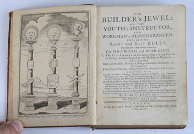 Lot 711 - Langley, B & T: The Builder's Jewel: Or, The...