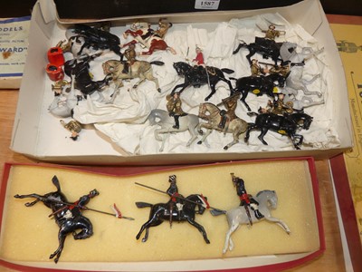 Lot 1587 - A quantity of lead hollow cast miniatures to...