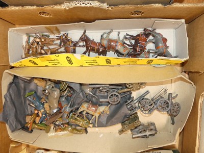 Lot 1587 - A quantity of lead hollow cast miniatures to...