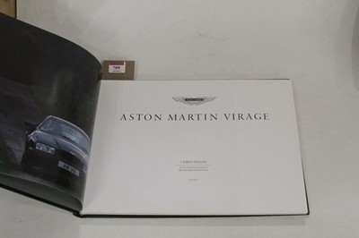 Lot 709 - Nixon, Chris; Aston Martin Virage, with...