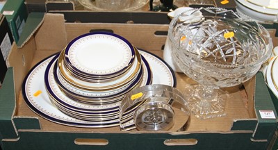 Lot 747 - A box of Aynsley Leighton  dinnerwares to...