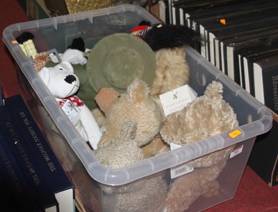 Lot 781 - A box of teddy-bears, to include Merrythorpe