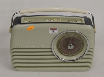 Lot 715 - A Bush bakelite cased radio