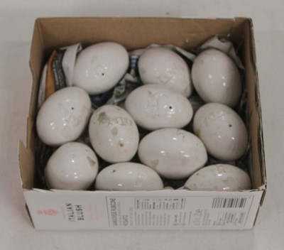 Lot 729 - A collection of 11 Eltex dummy eggs