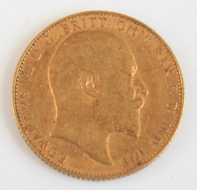 Lot 2078 - Great Britain, 1909 gold full sovereign,...