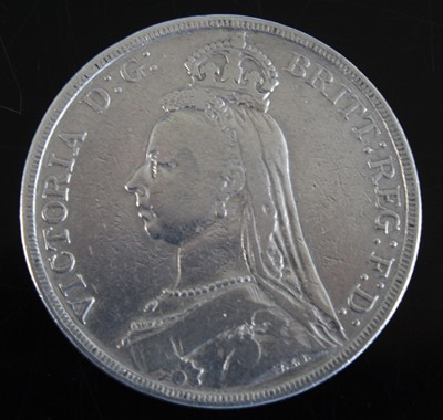 Lot 2114 - Great Britain, 1887 crown, Victoria jubilee...