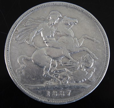 Lot 2114 - Great Britain, 1887 crown, Victoria jubilee...