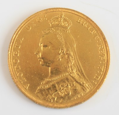 Lot 2188 - Great Britain, 1891 gold full sovereign,...