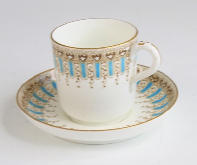 Lot 2094 - A White Star Line demitasse cup and saucer,...