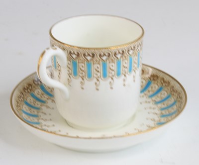 Lot 2094 - A White Star Line demitasse cup and saucer,...