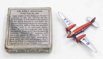 Lot 1444A - A Dinky Toys No. 62K The King's Aeroplane Air...