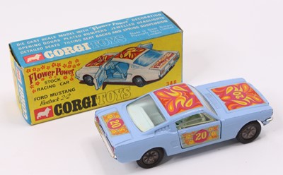 Lot 1028 - Corgi Toys No. 348 Ford Mustang 2+2 "Flower...
