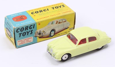 Lot 1003 - Corgi Toys No. 208S Jaguar 2.4L saloon...