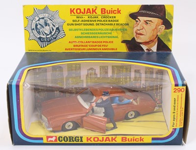 Lot 1174 - A Corgi Toys No. 290 Kojak's Buick comprising...