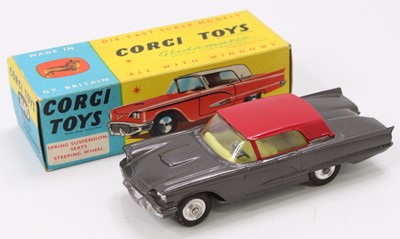 Lot 1013 - Corgi Toys No. 214S Ford Thunderbird hard-top,...