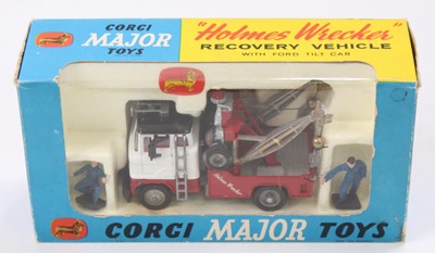 Lot 1220 - Corgi Toys No. 1142 Holmes Wrecker truck, red,...