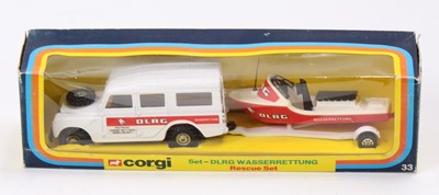 Lot 1245 - Corgi Toys, Gift Set 33 "DLRG" Rescue Gift Set...