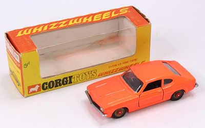 Lot 1103 - Corgi Toys No.311 Ford Capri, fluorescent...