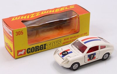 Lot 1109 - Corgi Toys, 305, Whizzwheels Mini Marcos GT...