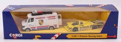 Lot 1256 - Corgi Toys C48/1 Kremer Racing Team Gift Set,...