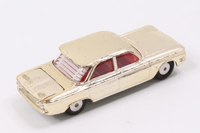 Lot 1056 - Corgi Toys, 229, Chevrolet Corvair, gold...