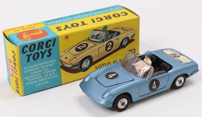 Lot 1026 - Corgi Toys No. 318 Lotus Elan S2 "I've got a...