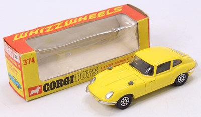 Lot 1115 - Corgi Toys, Whizzwheels No.374 Jaguar E-Type 5....