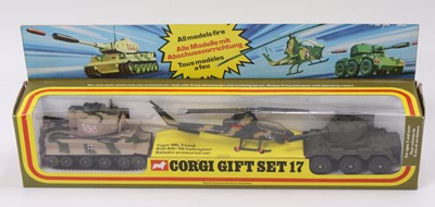 Lot 1269 - Corgi Toys Military Gift Set 17 comprising a...