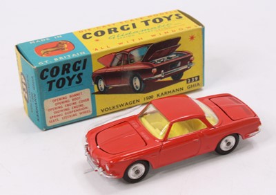 Lot 1046 - Corgi Toys, No.239 Volkswagen 1500 Karmann...