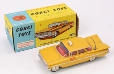 Lot 1050 - Corgi Toys No. 221 Chevrolet New York taxi cab...