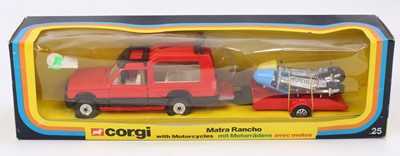 Lot 1244 - Corgi Toys, Gift Set 25, Matra Rancho,...