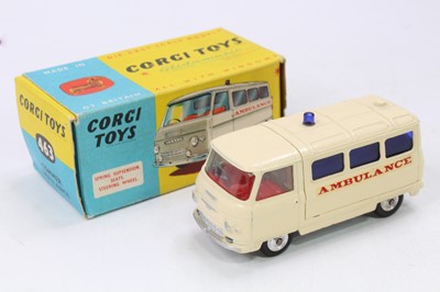 Lot 1085 - Corgi Toys No. 463 Ambulance, comprising of a...