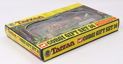 Lot 1170 - Corgi Toys Gift Set 36 Tarzan, contains Jungle...
