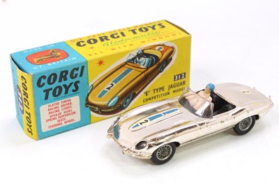 Lot 1047 - Corgi Toys No. 312 Jaguar E type Competition...