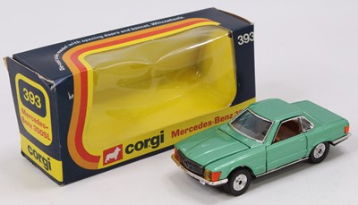 Lot 1240 - Corgi Toys, 393, Mercedes Benz 350SL, rare...