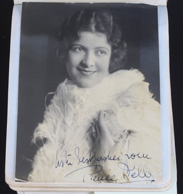 Lot 435 - An early 20th century autograph album, the...