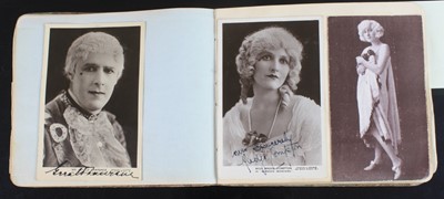 Lot 435 - An early 20th century autograph album, the...