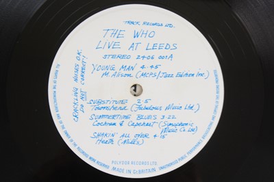 Lot 2 - The Who, Live at Leeds, Track 2406001 A//1 /...