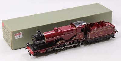 Lot 223 - Hornby 0 Gauge repainted red, LMS E220 20v AC...