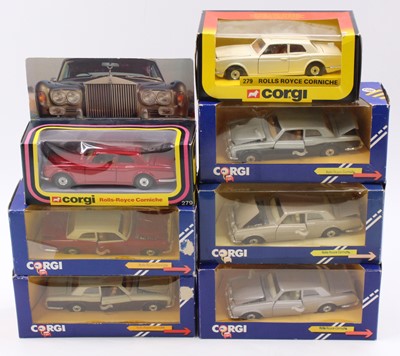 Lot 1331 - Corgi Toys No. 279 Rolls Royce Silver Corniche...