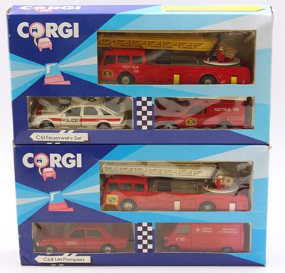 Lot 1349 - 2 Corgi Toys emergency vehicle Gift Sets...