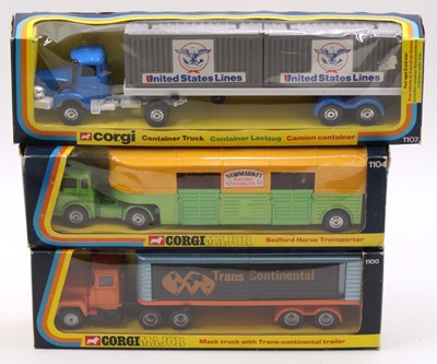 Lot 1337 - Corgi Toys boxed truck group of 3 comprising...