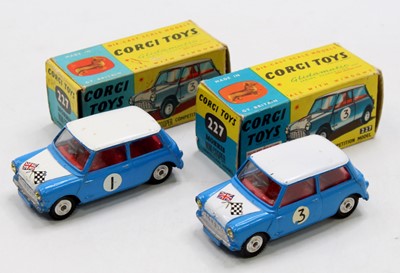 Lot 1155 - Corgi Toys No. 227 Morris Mini Cooper...