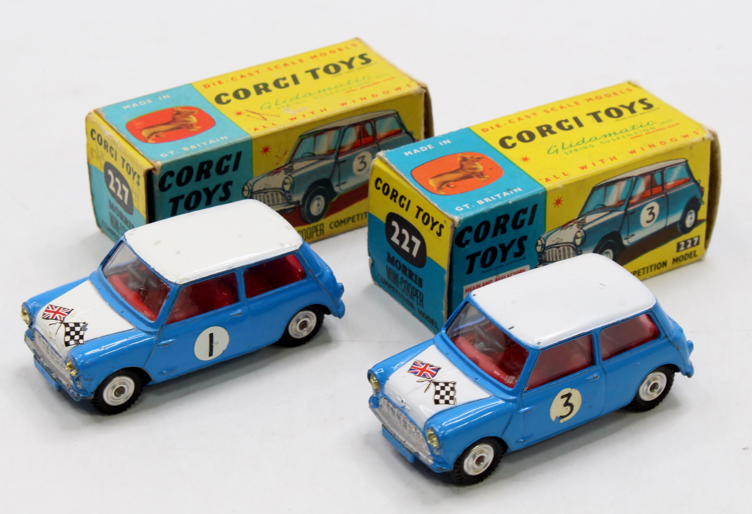 Lot 1155 - Corgi Toys No. 227 Morris Mini Cooper