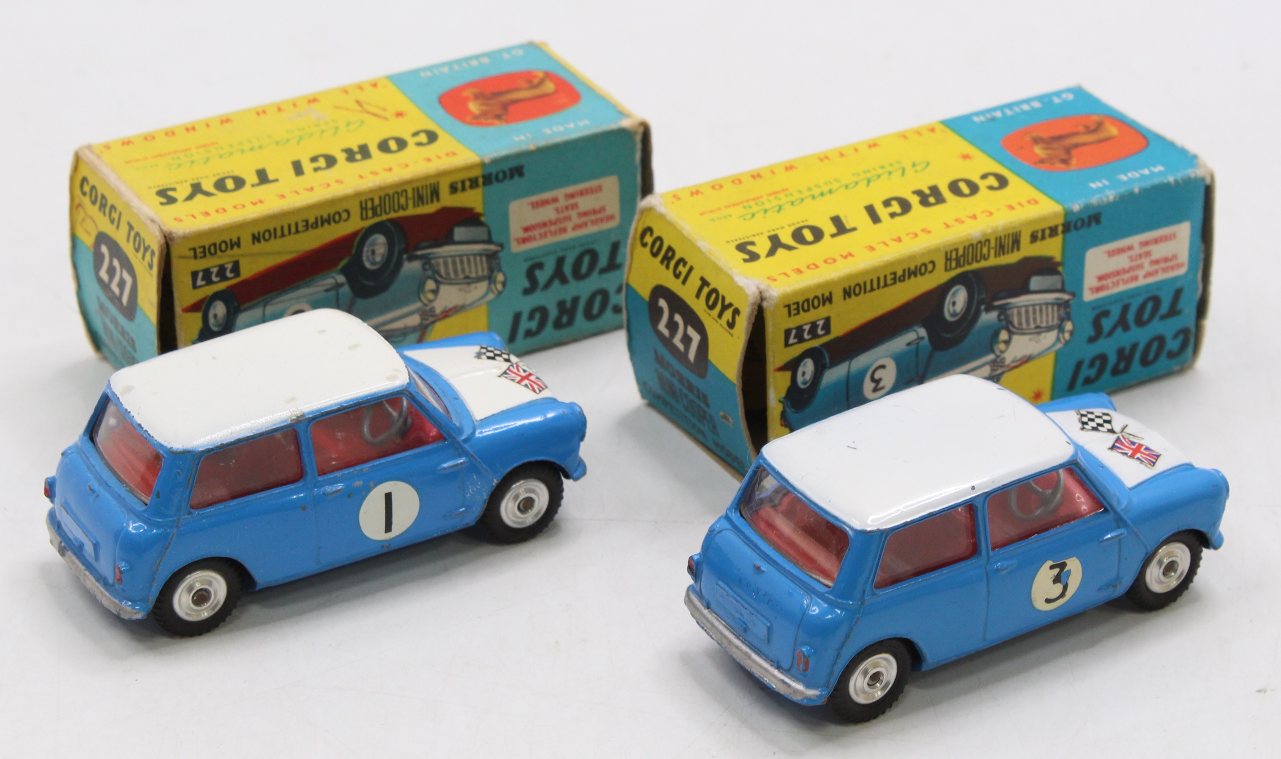 Lot 1155 - Corgi Toys No. 227 Morris Mini Cooper