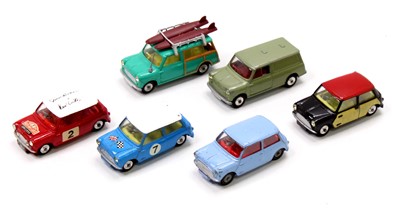 Lot 1312 - A collection of 6 Corgi Toys Minis comprising...